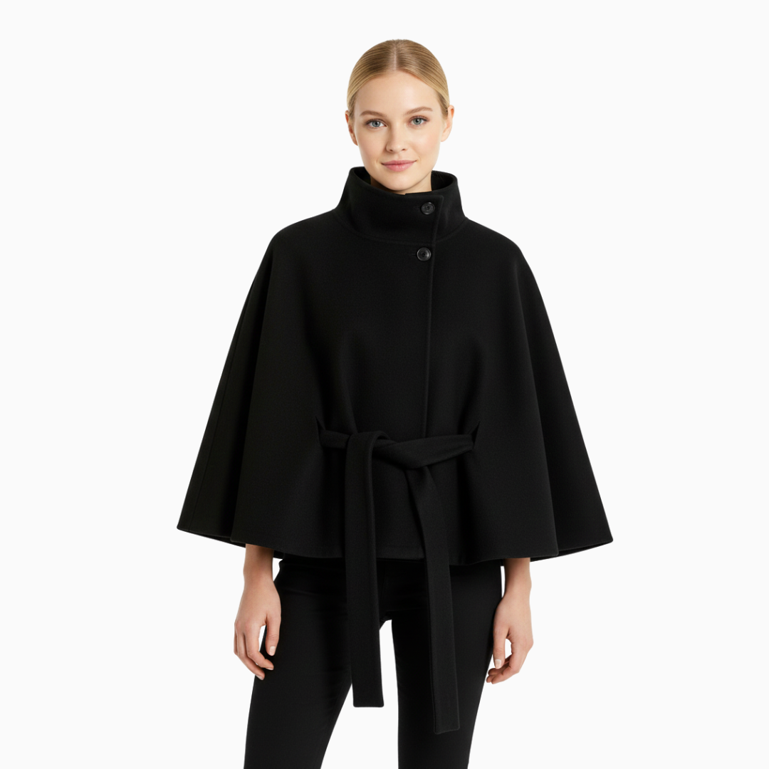 VELMAR | Damen Wollmantel elegant mit Gürtel aus Wollmischung kaufen