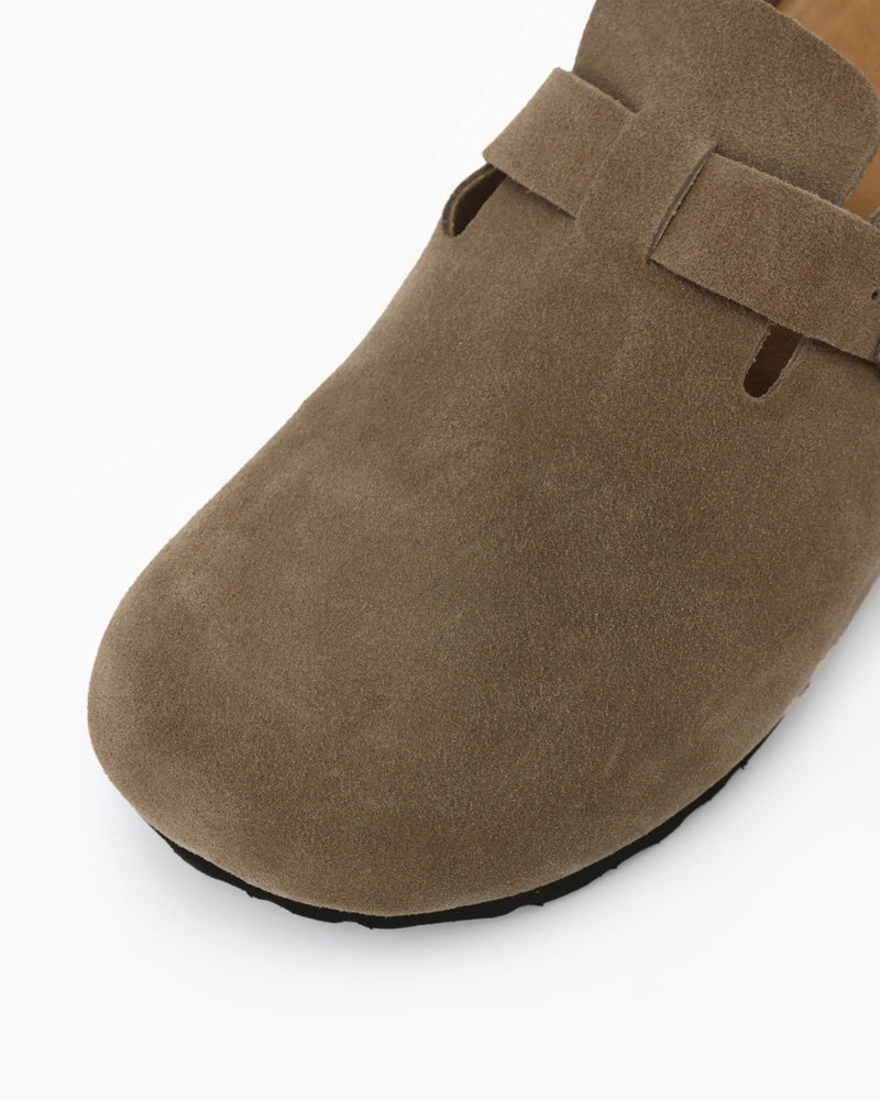 VELMAR | Herren Wildleder Leder Clogs Komfort Passform Klassisches Design