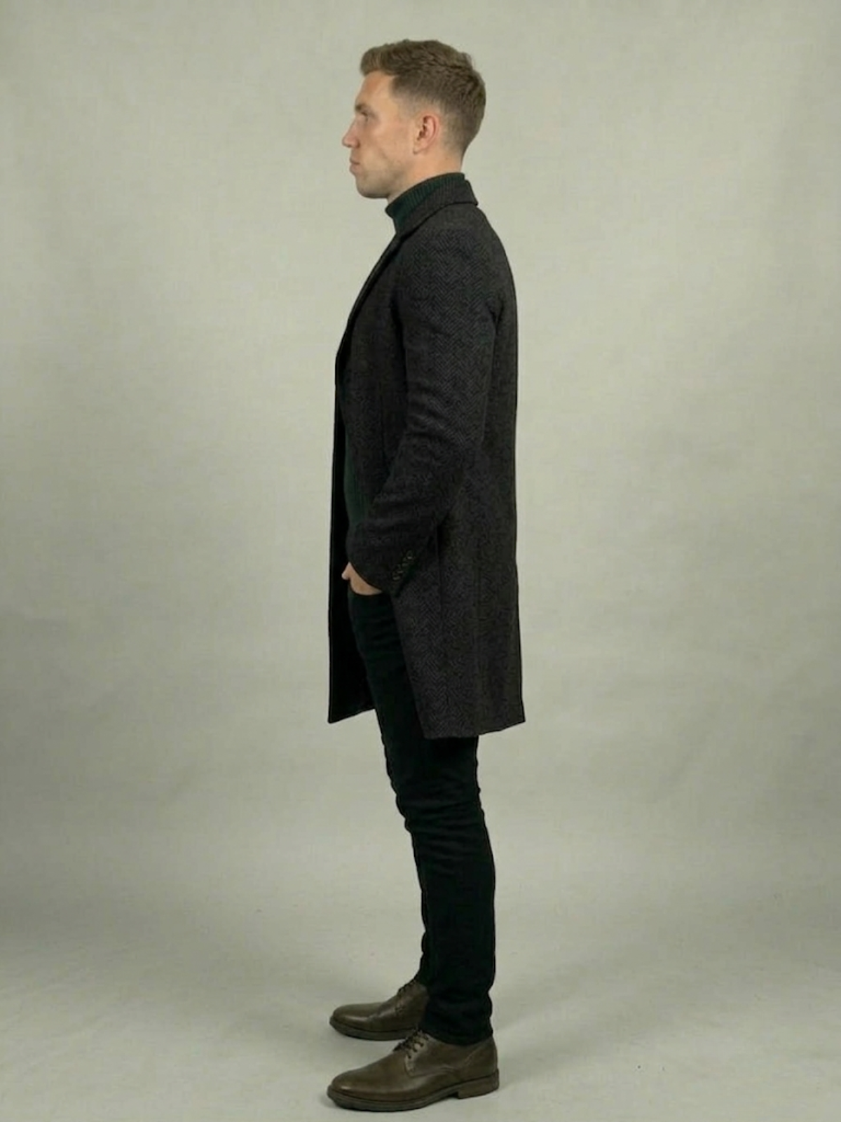VELMAR | Herren Trenchcoat Leicht Strapazierfähig Elegant Business Regular Fit