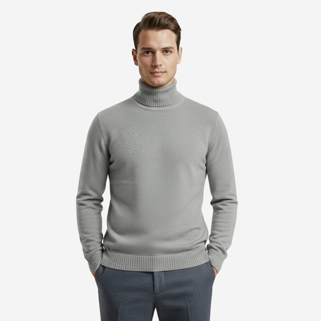 VELMAR | Herren Merino Rollkragenpullover