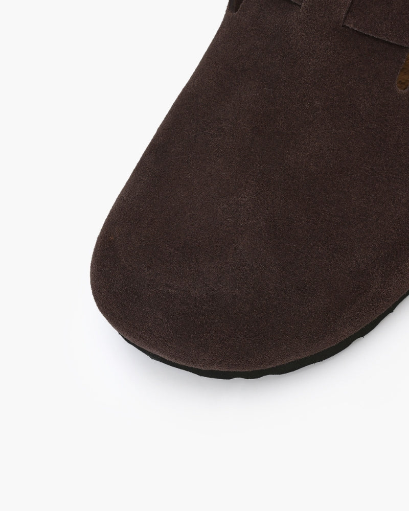 VELMAR | Herren Wildleder Leder Clogs Komfort Passform Klassisches Design