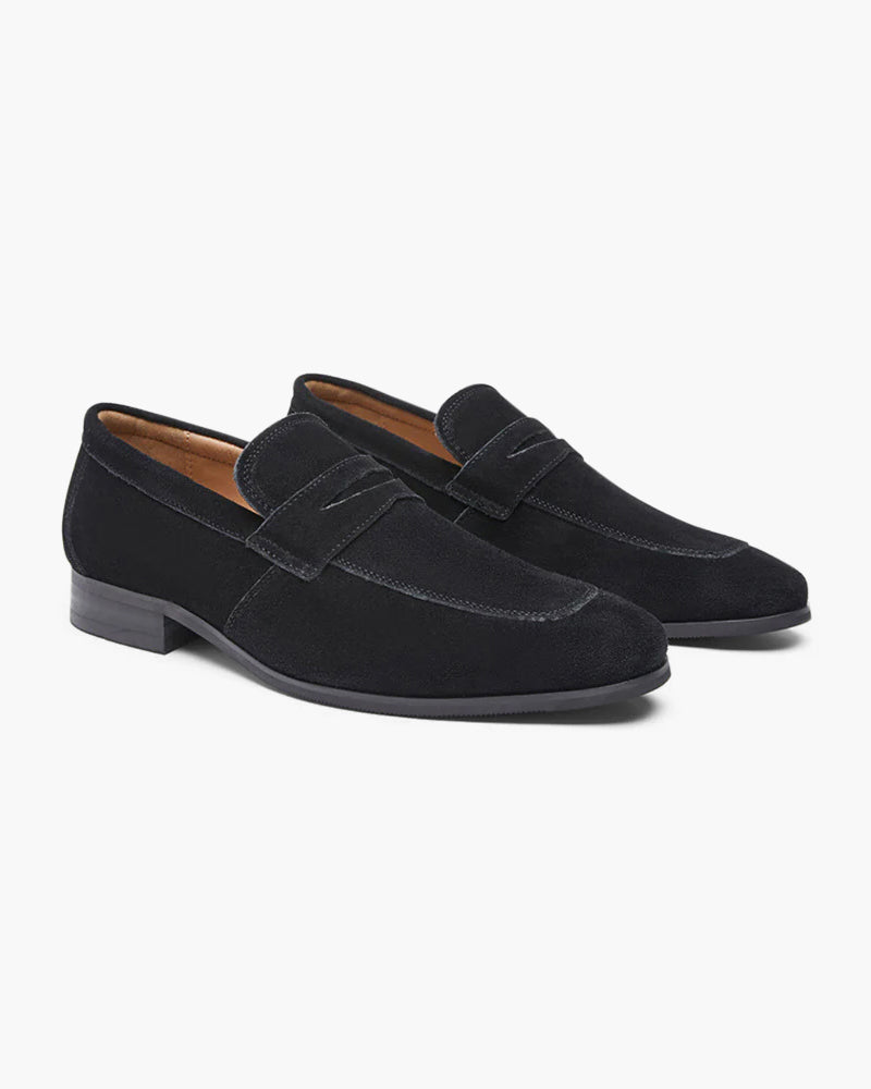VELMAR | Herren Wildleder Penny Loafer Luxuriöses Leder Bequeme Passform