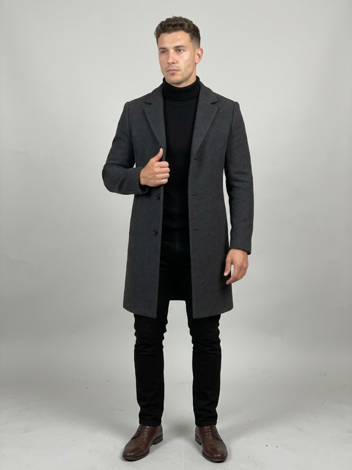 VELMAR | Herren Trenchcoat Leicht Strapazierfähig Elegant Business Regular Fit