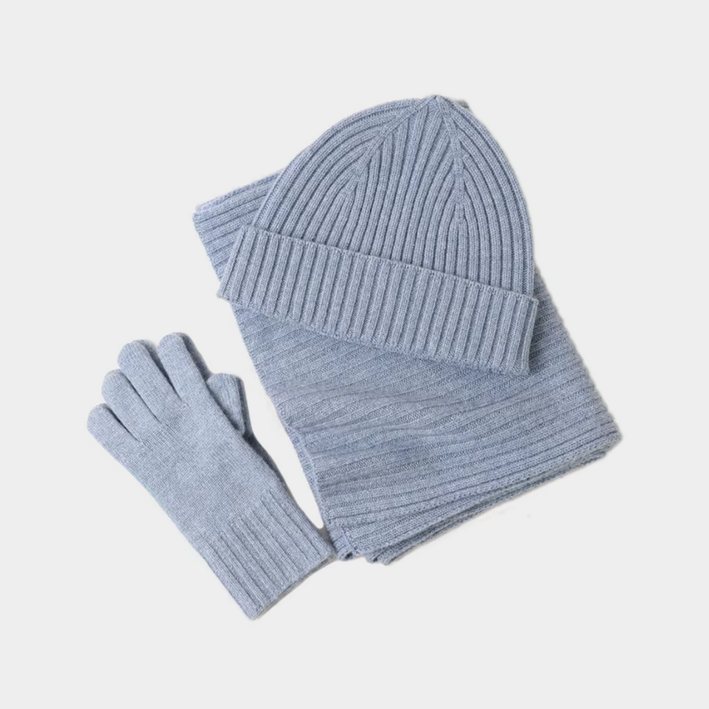 VELMAR | Merino Mütze, Schal & Handschuhe – Premium Winteraccessoires aus Merinowolle