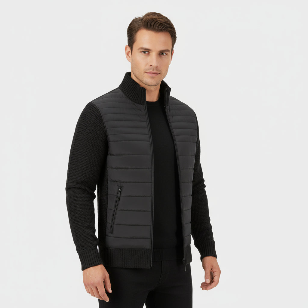 VELMAR | Herren Hybridjacke – Premium Daunenkomfort trifft moderne Eleganz