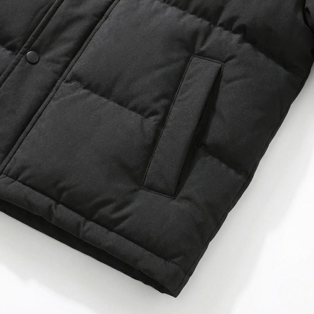 VELMAR | Herren Steppjacke mit Kapuze – Klassische Winterjacke mit winddichter Eleganz