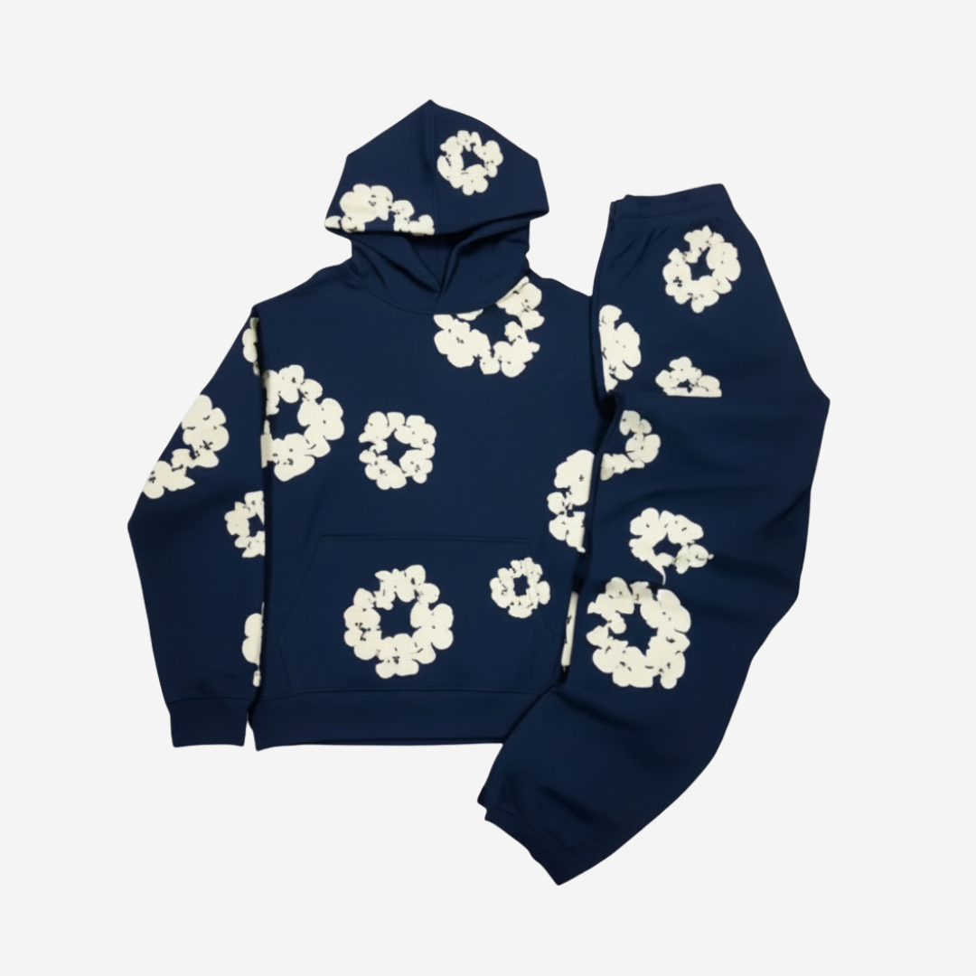 VELMAR | Trainingsanzug Unisex Floral Print Atmungsaktiv Urban Fit