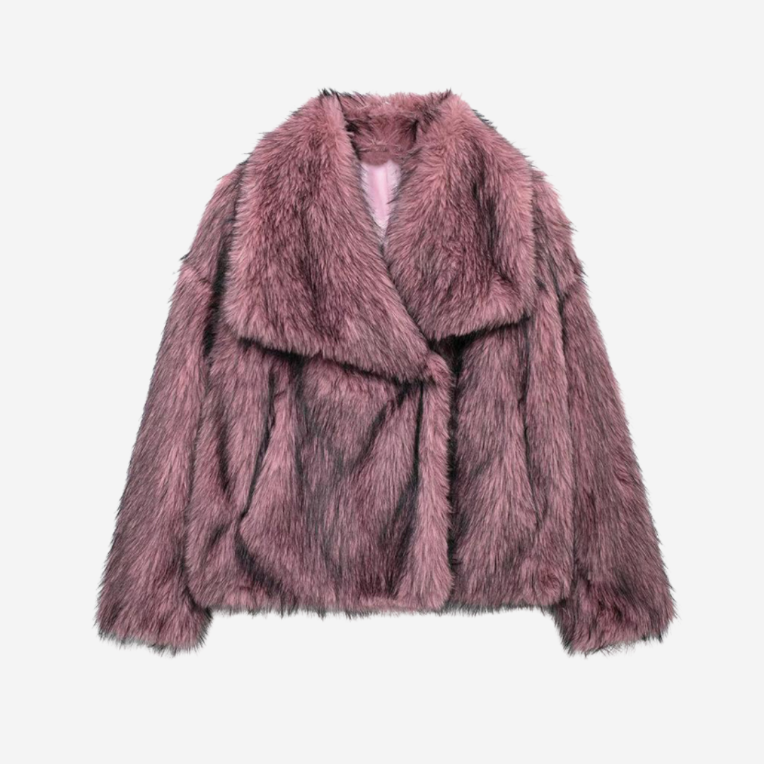 VELMAR | Damen Kunstfell Mantel Luxus Warm Komfortabel Wintermode