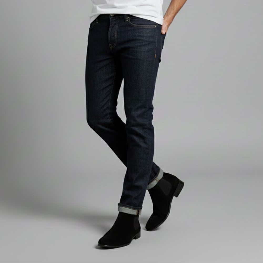 VELMAR | Herren Wildleder Chelsea Boots – Quadratische Eleganz im klassischen Stil