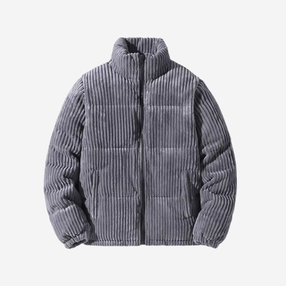VELMAR | Cord Puffer Jacke Herren – Warme Steppjacke für Winter