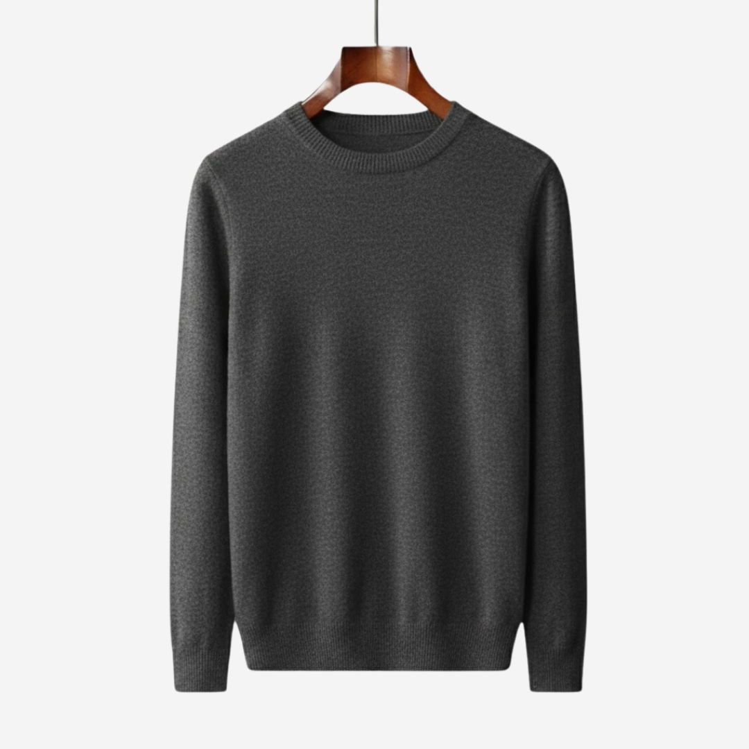 VELMAR | Herren Merino Pullover – Klassischer Rundhalsausschnitt in zeitloser Eleganz