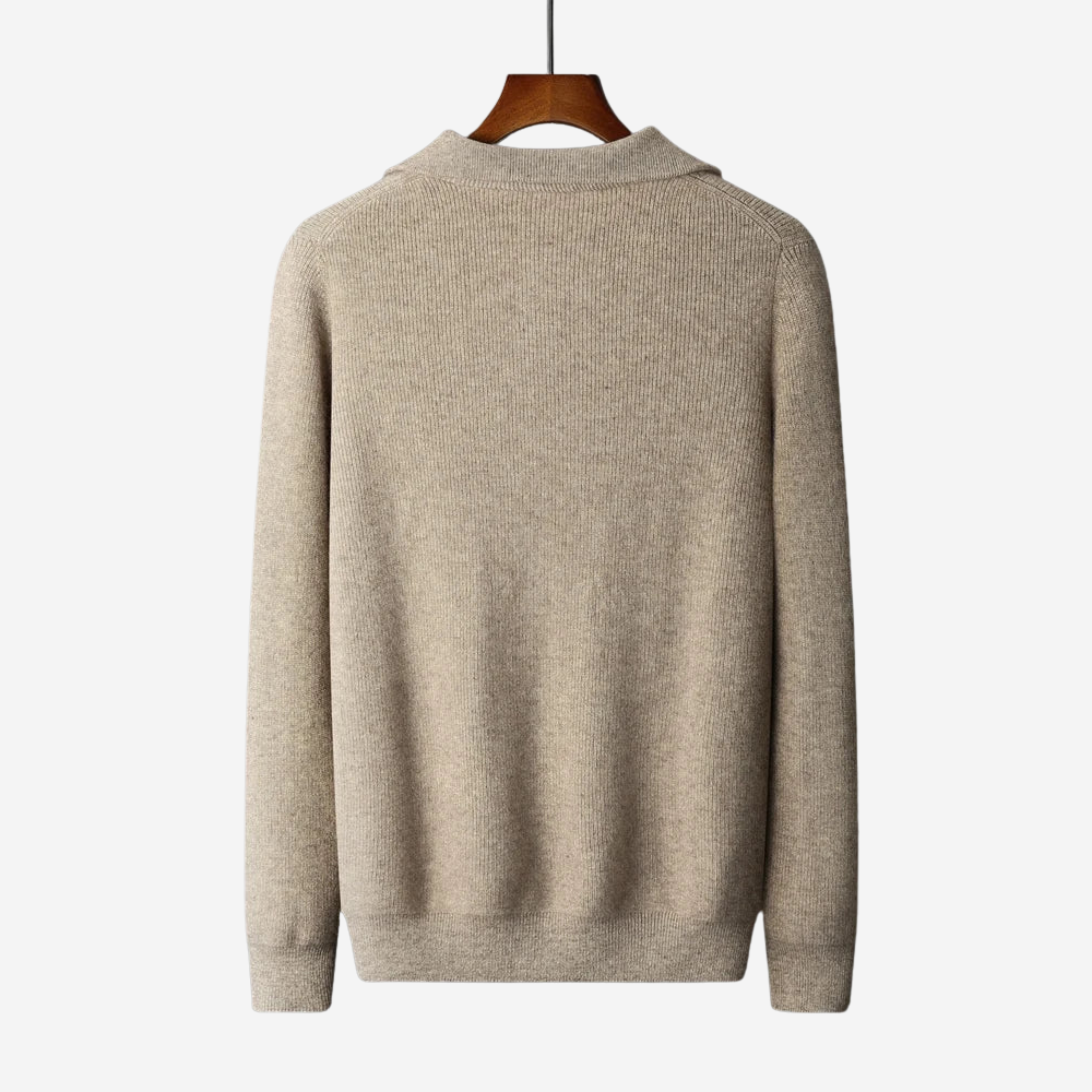 VELMAR | Herren Half Zip Pullover aus Merino Wolle