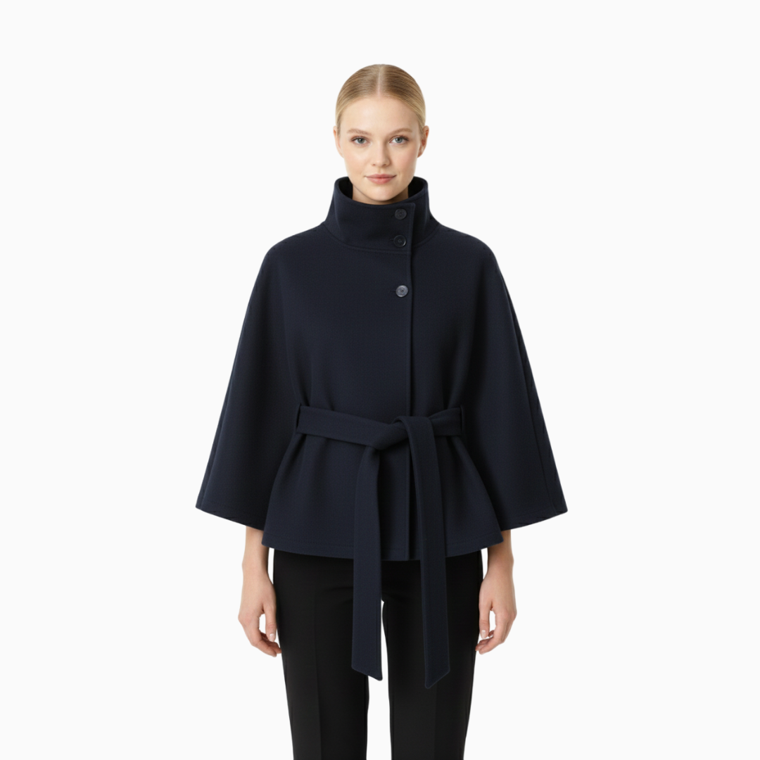 VELMAR | Damen Wollmantel elegant mit Gürtel aus Wollmischung kaufen