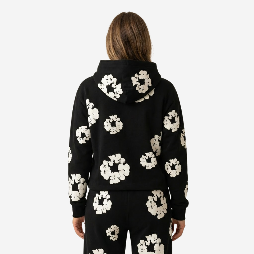 VELMAR | Trainingsanzug Unisex Floral Print Atmungsaktiv Urban Fit