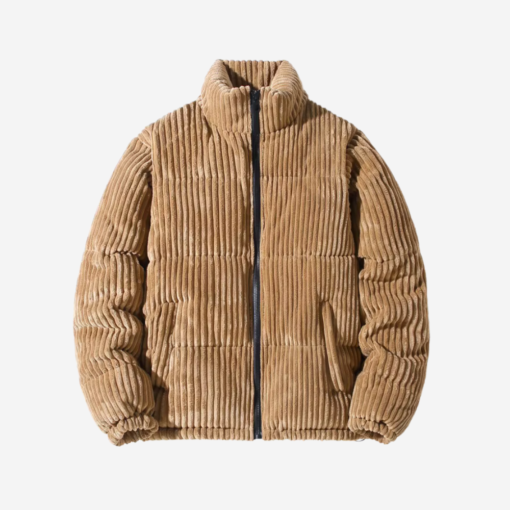 VELMAR | Cord Puffer Jacke Herren – Warme Steppjacke für Winter