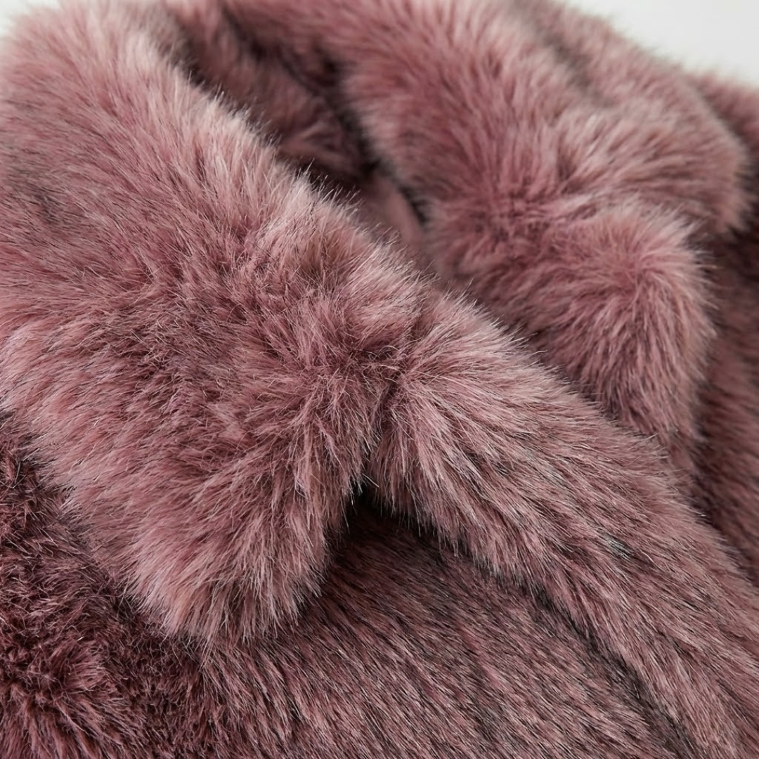 VELMAR | Damen Kunstfell Mantel Luxus Warm Komfortabel Wintermode