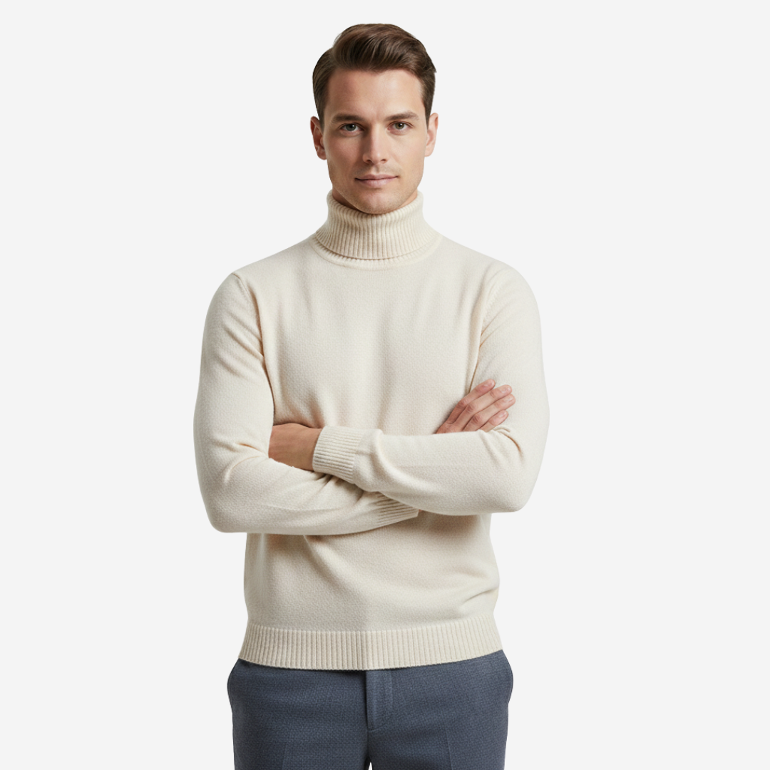 VELMAR | Herren Merino Rollkragenpullover