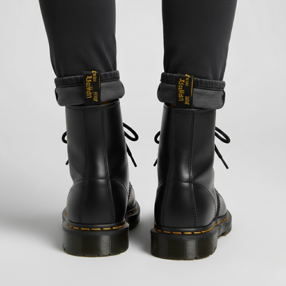 VELMAR | Damen Leder Combat Boots – Zeitlose Stärke mit moderner Eleganz