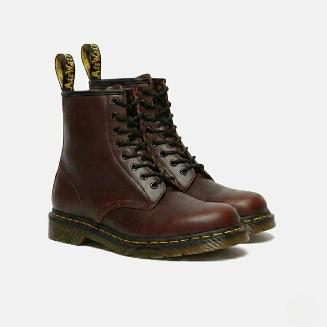 VELMAR | Damen Leder Combat Boots – Zeitlose Stärke mit moderner Eleganz