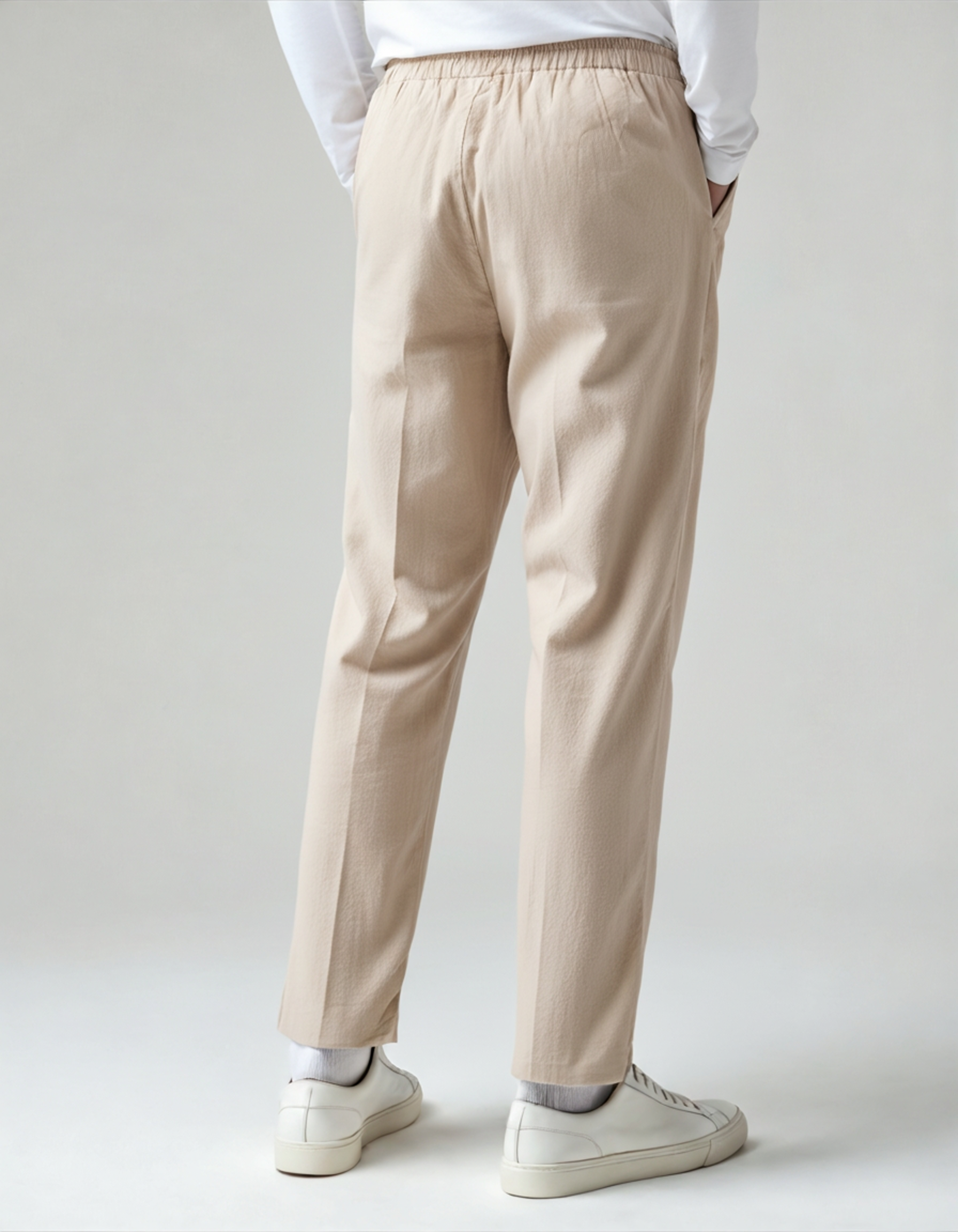 VELMAR | Herren Leinen Pantalon Leicht Komfort Straight Leg Elegant Freizeit