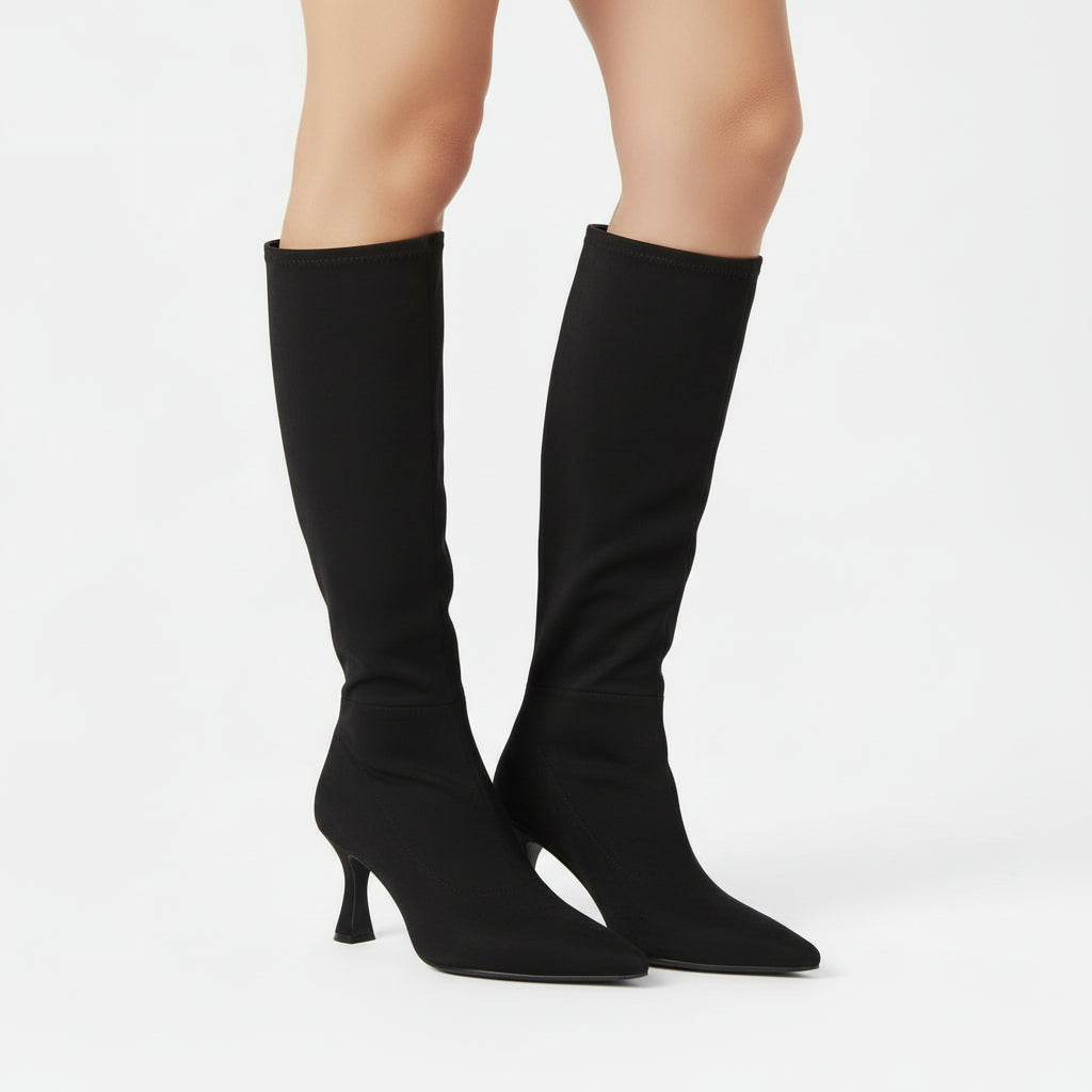 VELMAR | Overknee-Stiefel aus Wildleder mit Absatz