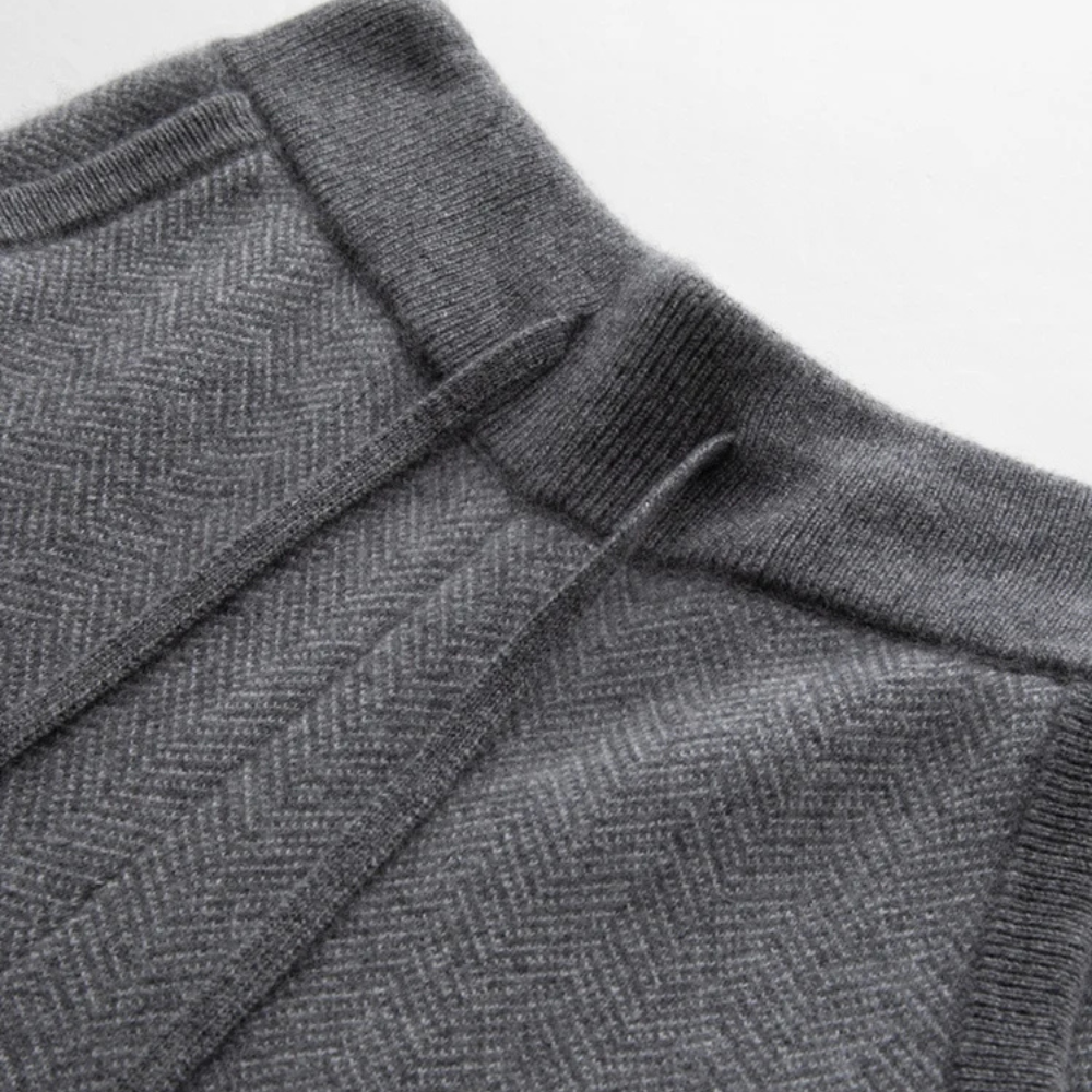 Velmar | Damen Set aus Merinowolle – Zip Jacke & Weite Hose