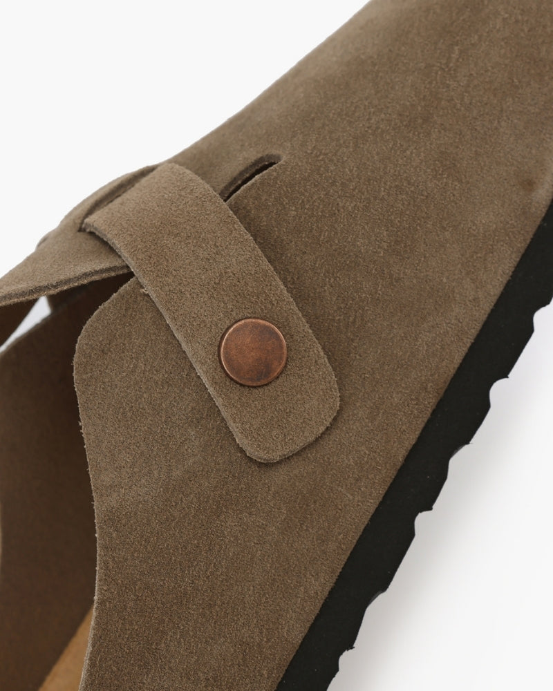 VELMAR | Herren Wildleder Leder Clogs Komfort Passform Klassisches Design