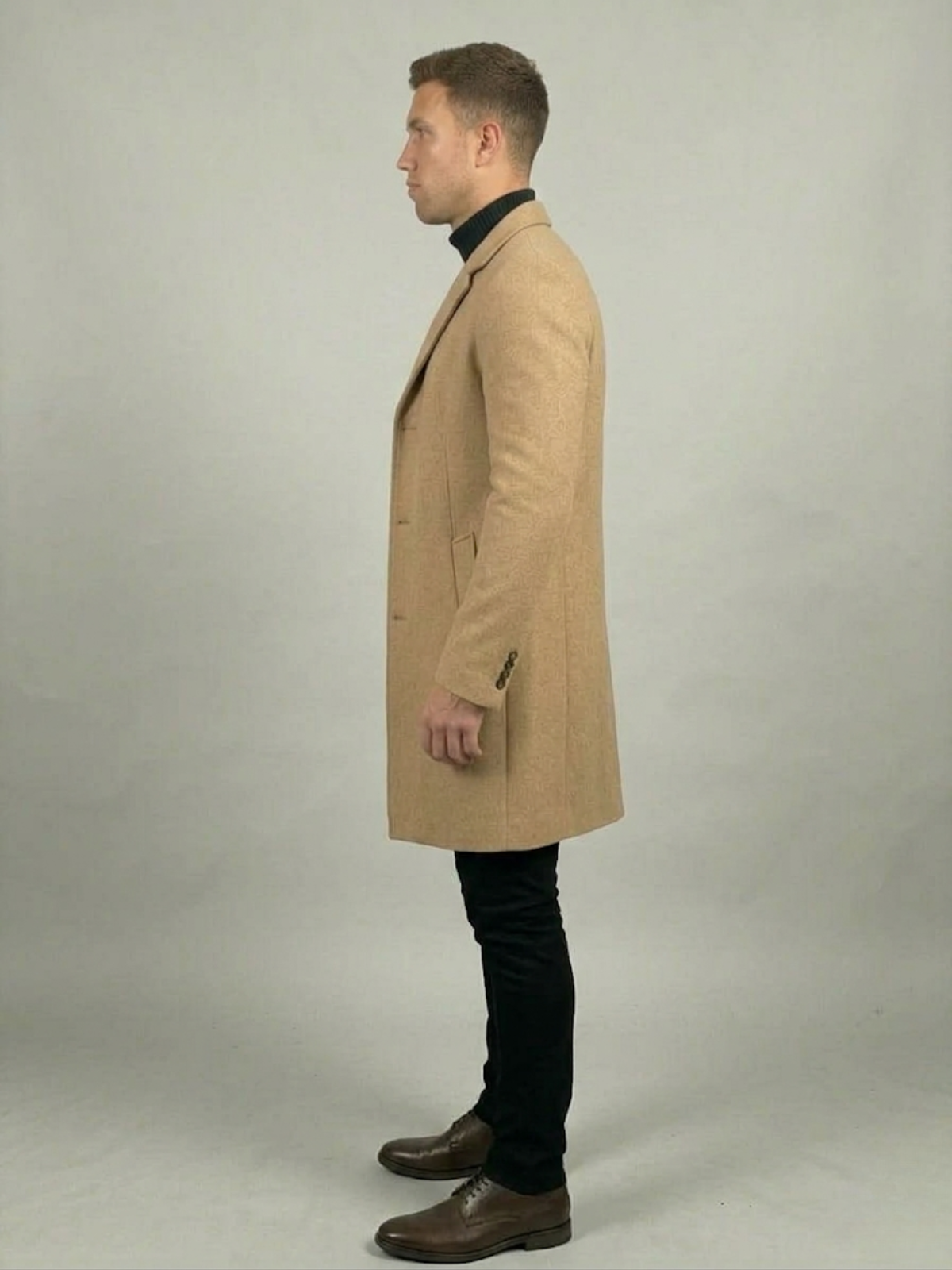 VELMAR | Herren Trenchcoat Leicht Strapazierfähig Elegant Business Regular Fit