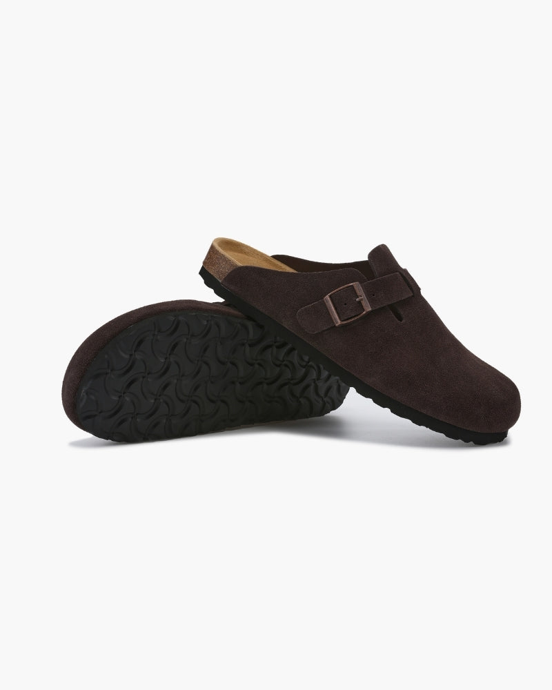 VELMAR | Herren Wildleder Leder Clogs Komfort Passform Klassisches Design