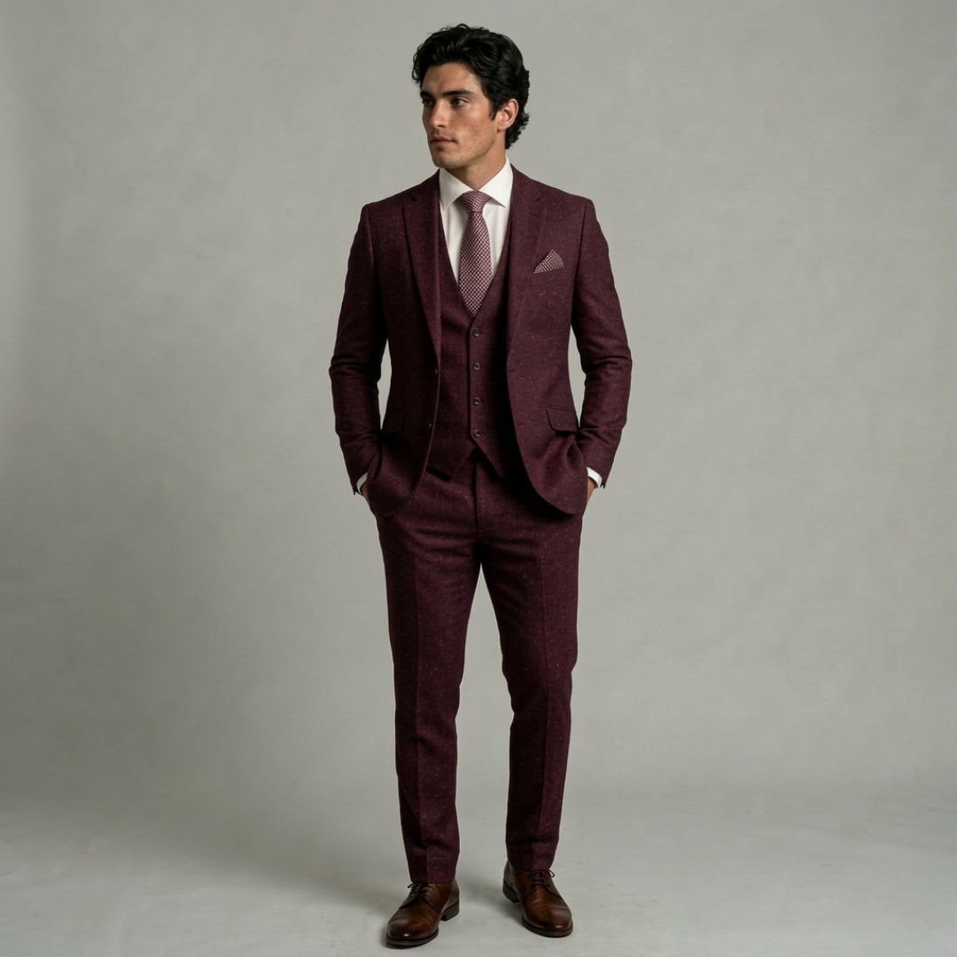 VELMAR | Herren Anzug – Dreiteiliger Slim-Fit Anzug für formelle Anlässe