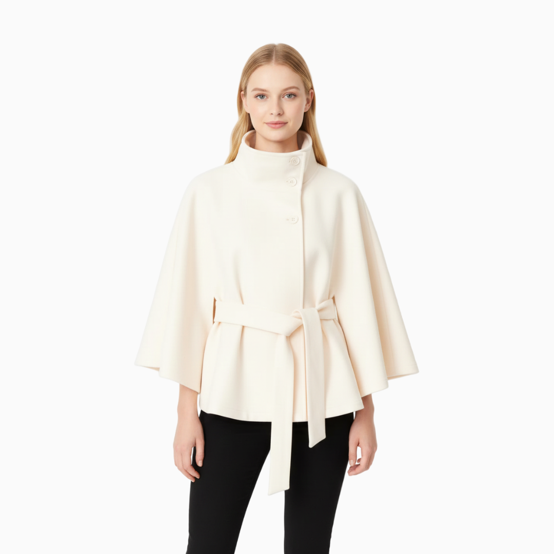 VELMAR | Damen Wollmantel elegant mit Gürtel aus Wollmischung kaufen