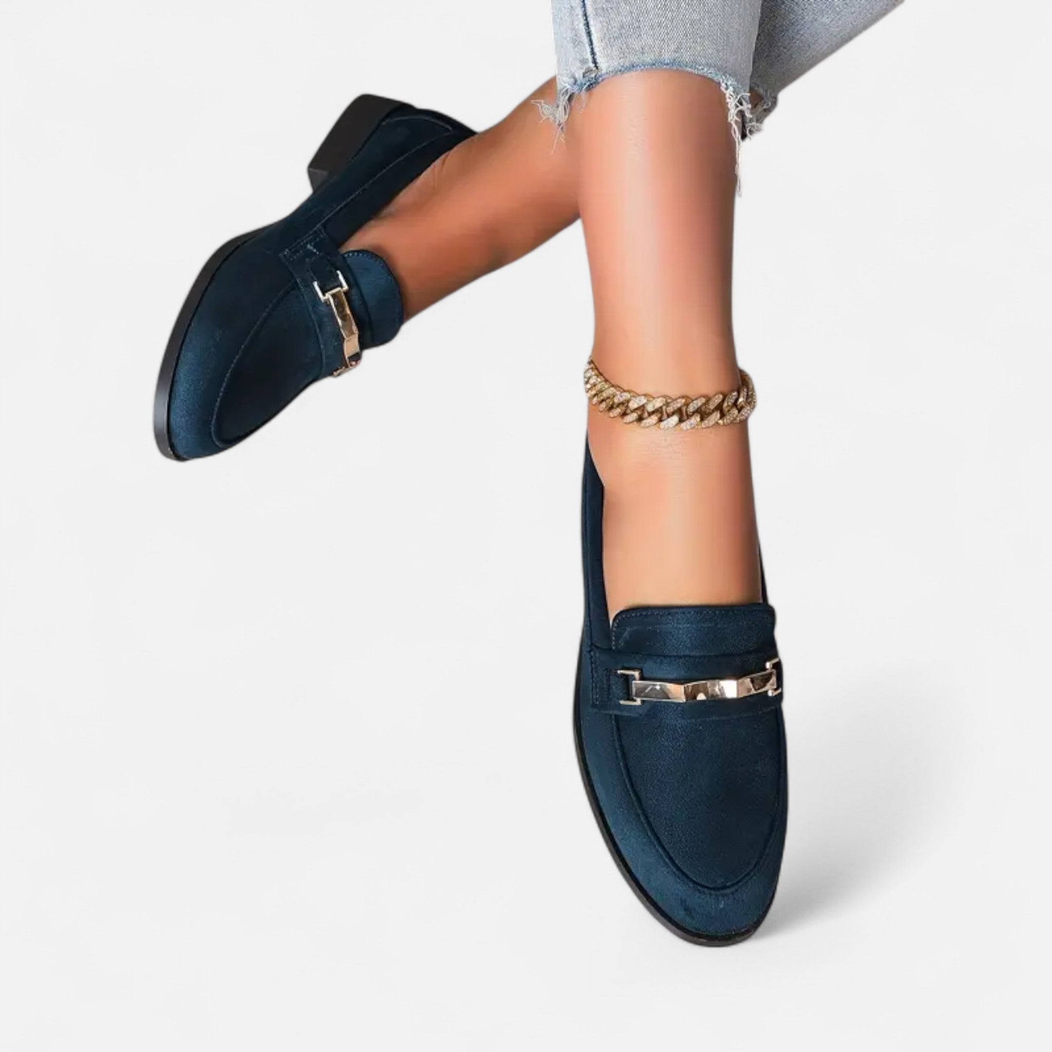 VELMAR | Damen Wildleder Loafer – Mühelose Eleganz mit modernem Akzent