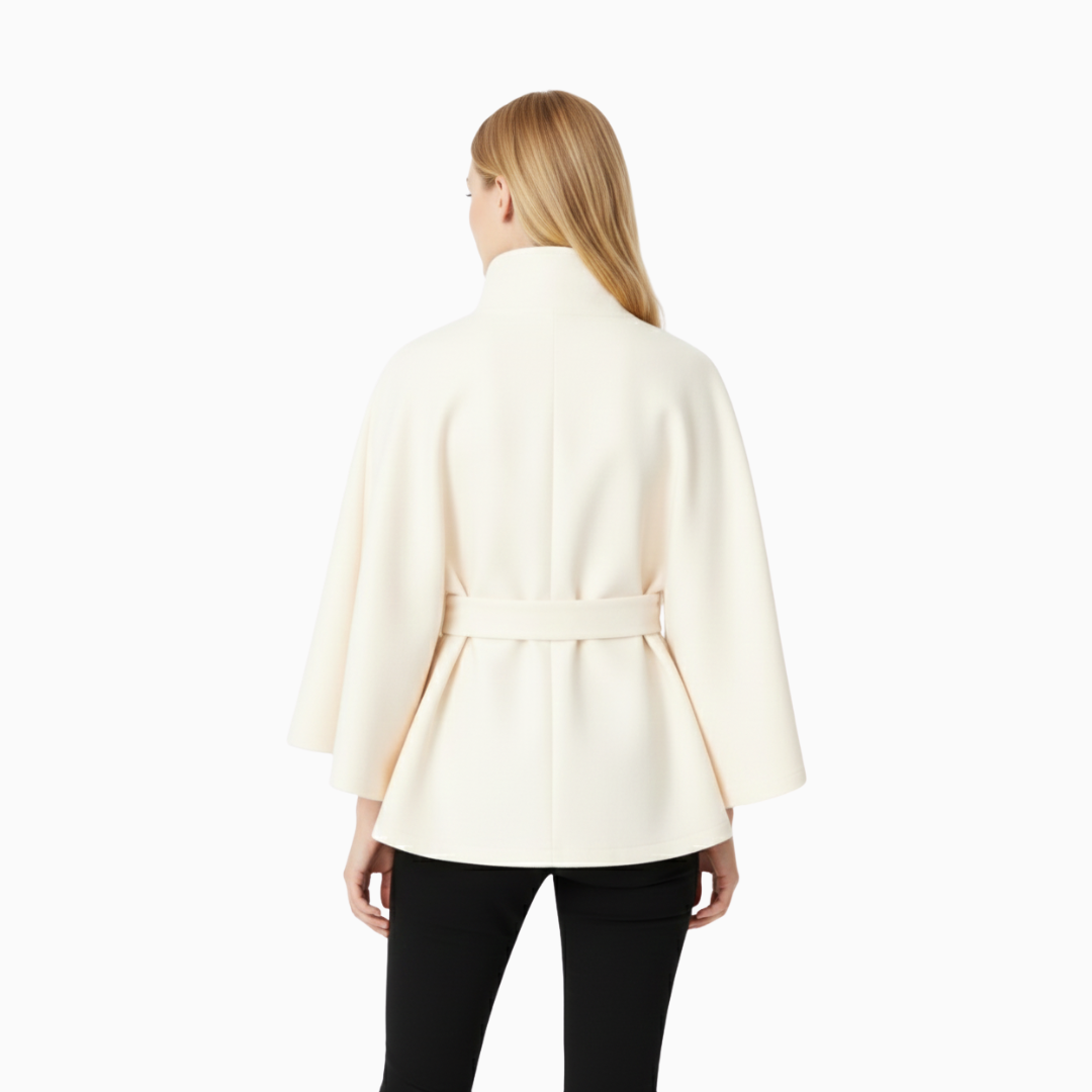 VELMAR | Damen Wollmantel elegant mit Gürtel aus Wollmischung kaufen