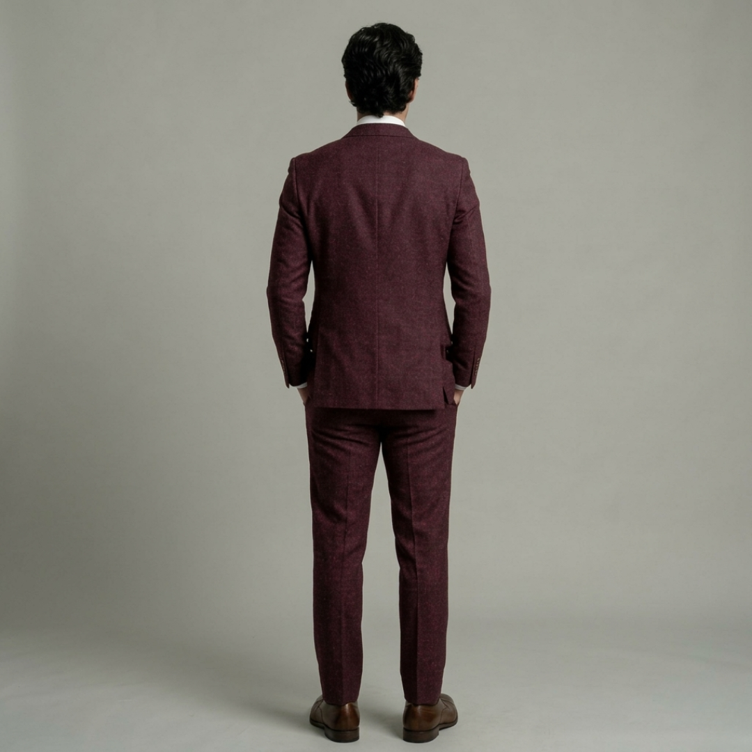 VELMAR | Herren Anzug – Dreiteiliger Slim-Fit Anzug für formelle Anlässe