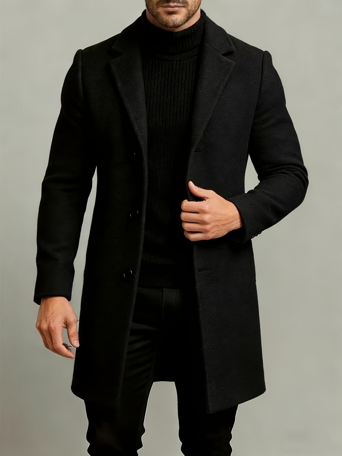 VELMAR | Herren Trenchcoat Leicht Strapazierfähig Elegant Business Regular Fit