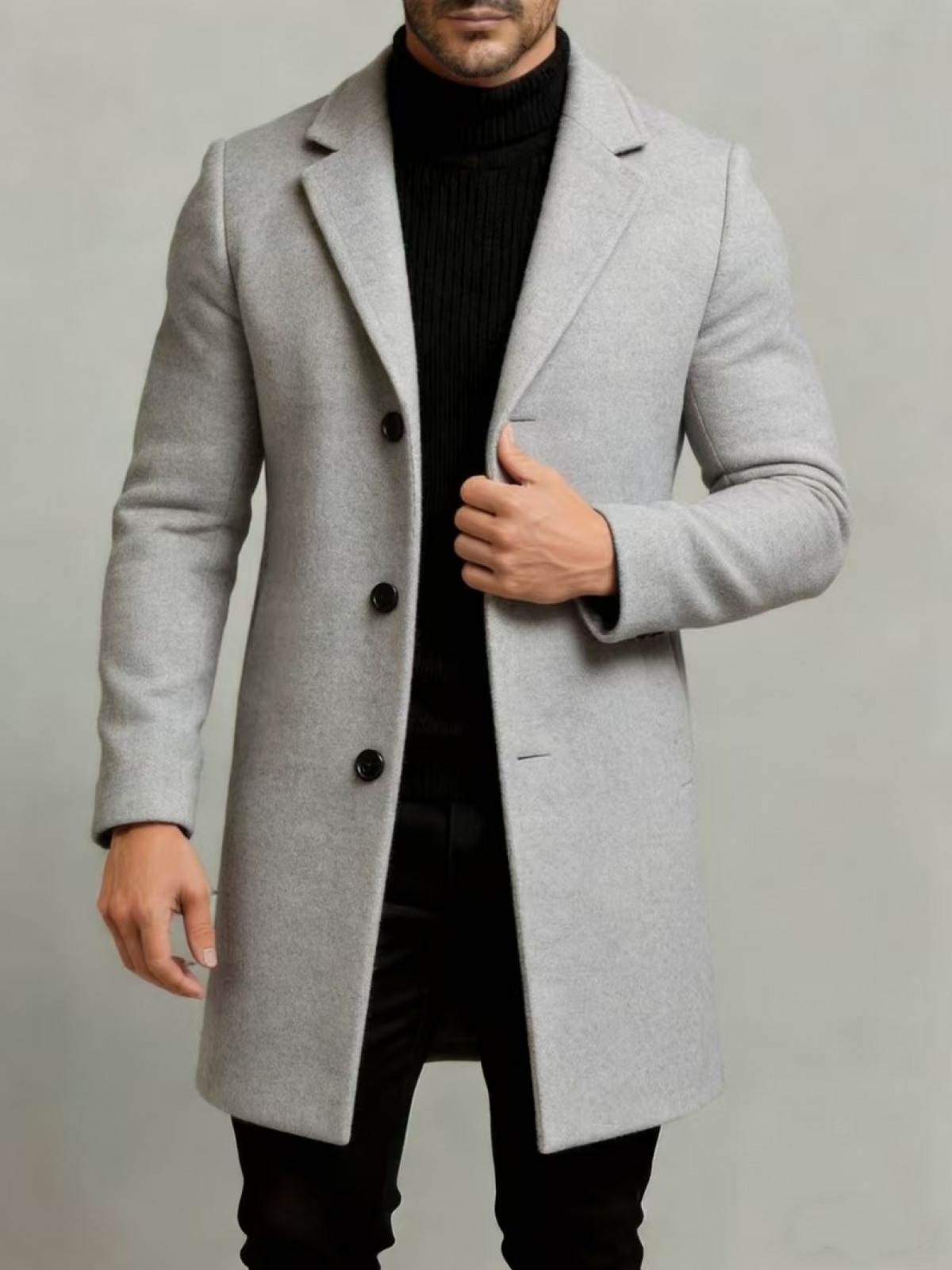 VELMAR | Herren Trenchcoat Leicht Strapazierfähig Elegant Business Regular Fit