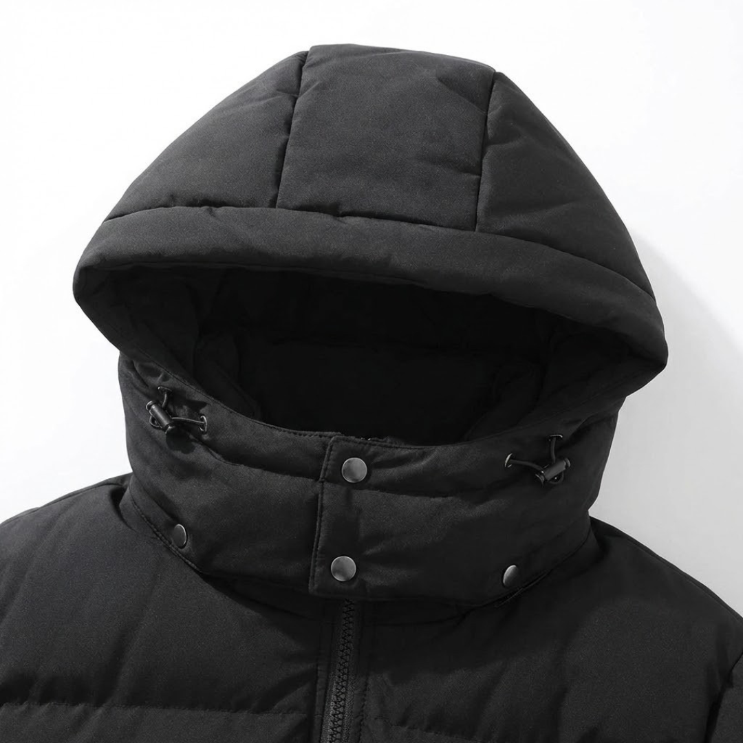 VELMAR | Herren Steppjacke mit Kapuze – Klassische Winterjacke mit winddichter Eleganz