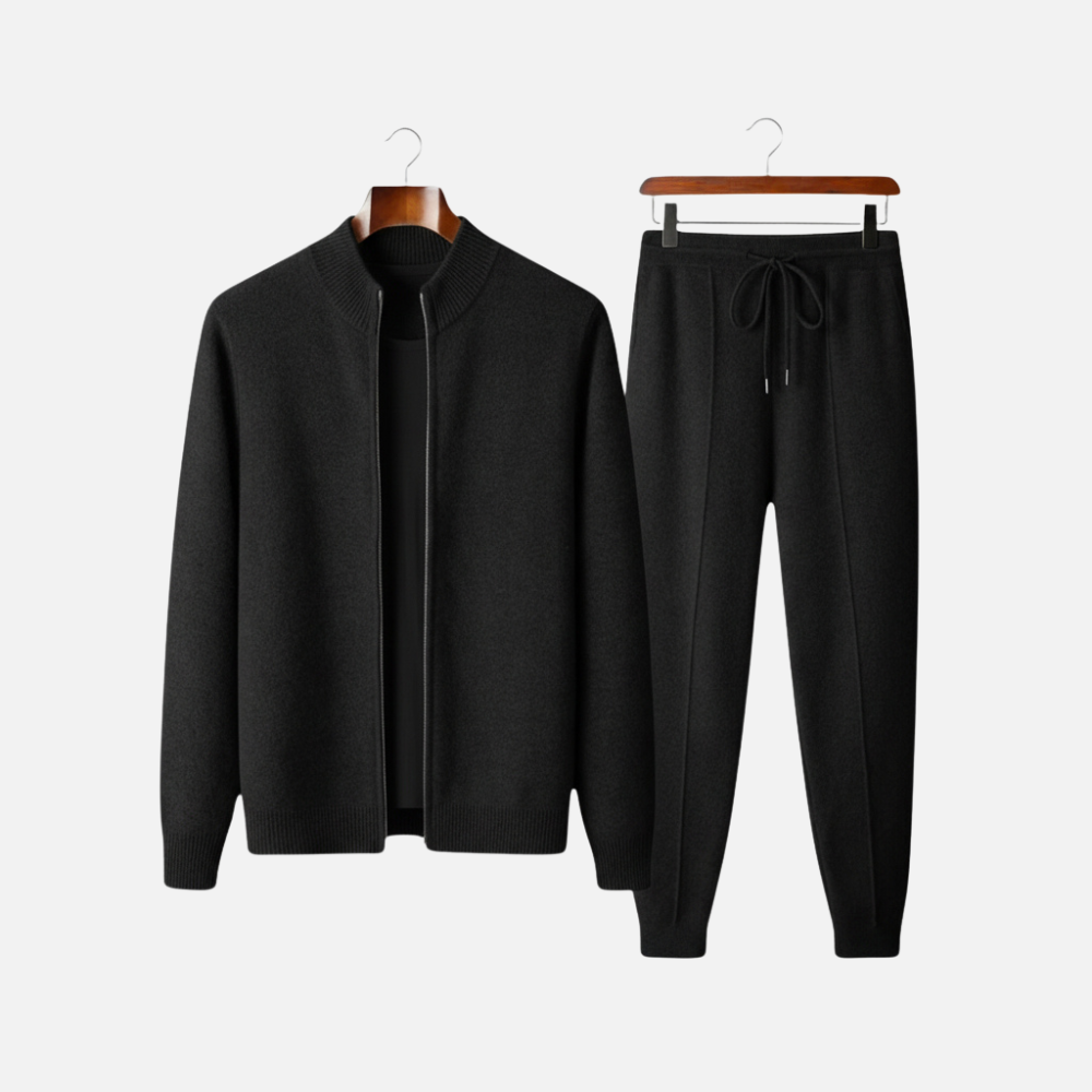 VELMAR | Herren Lounge Set – Zweiteilig aus  Merinowolle für Komfort und Stil