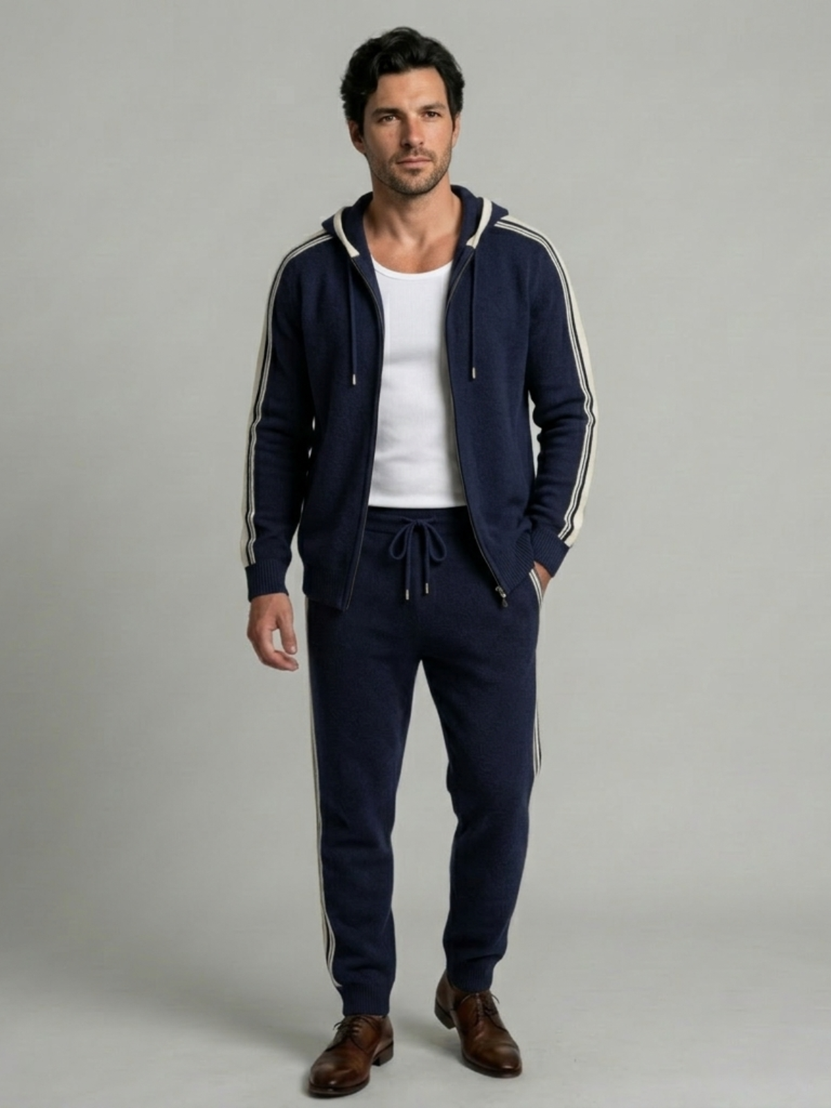 VELMAR | Herren Merino Lounge-Set – Extra-Feine Merinowolle
