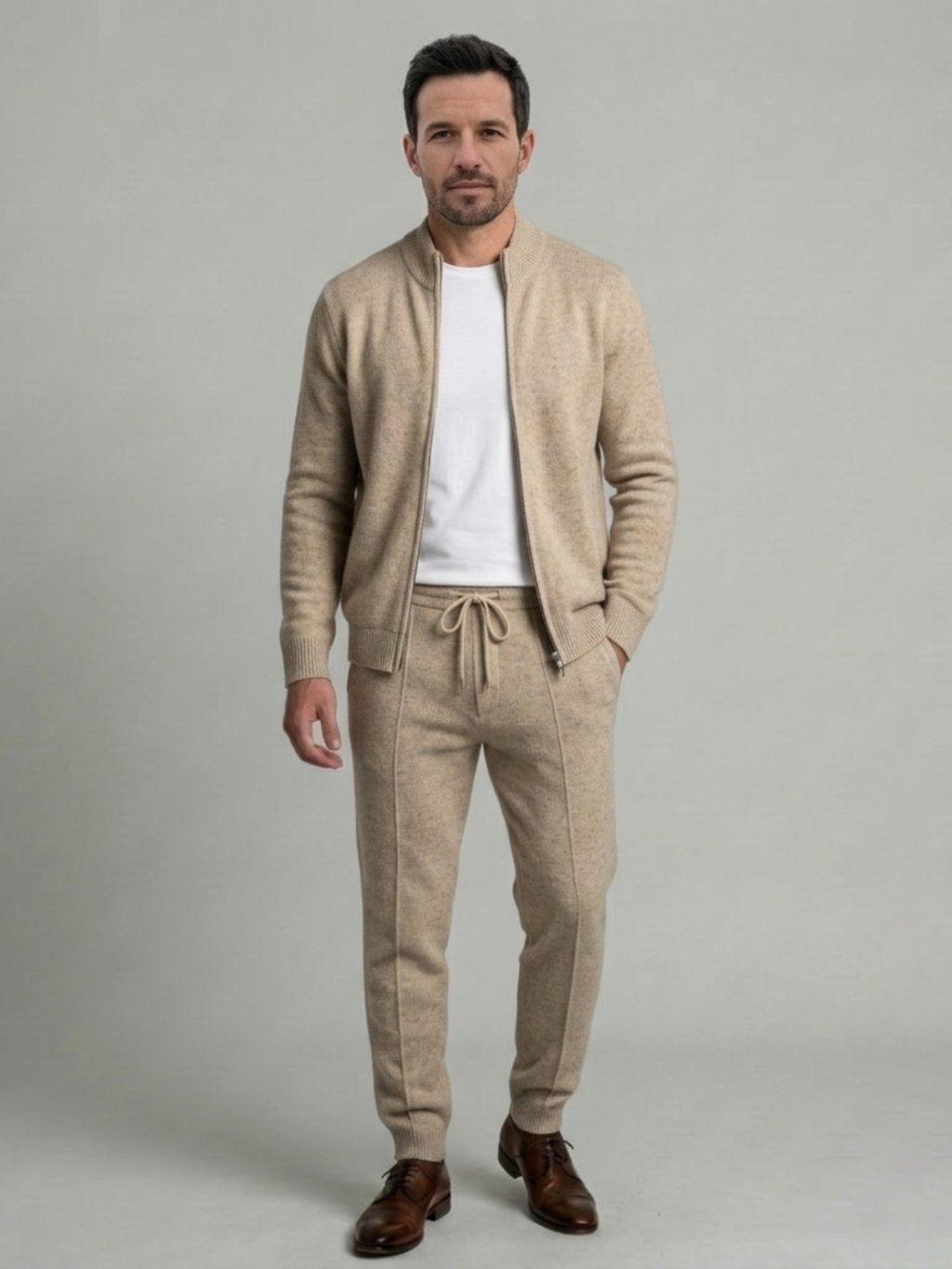 VELMAR | Herren Lounge Set – Zweiteilig aus  Merinowolle für Komfort und Stil