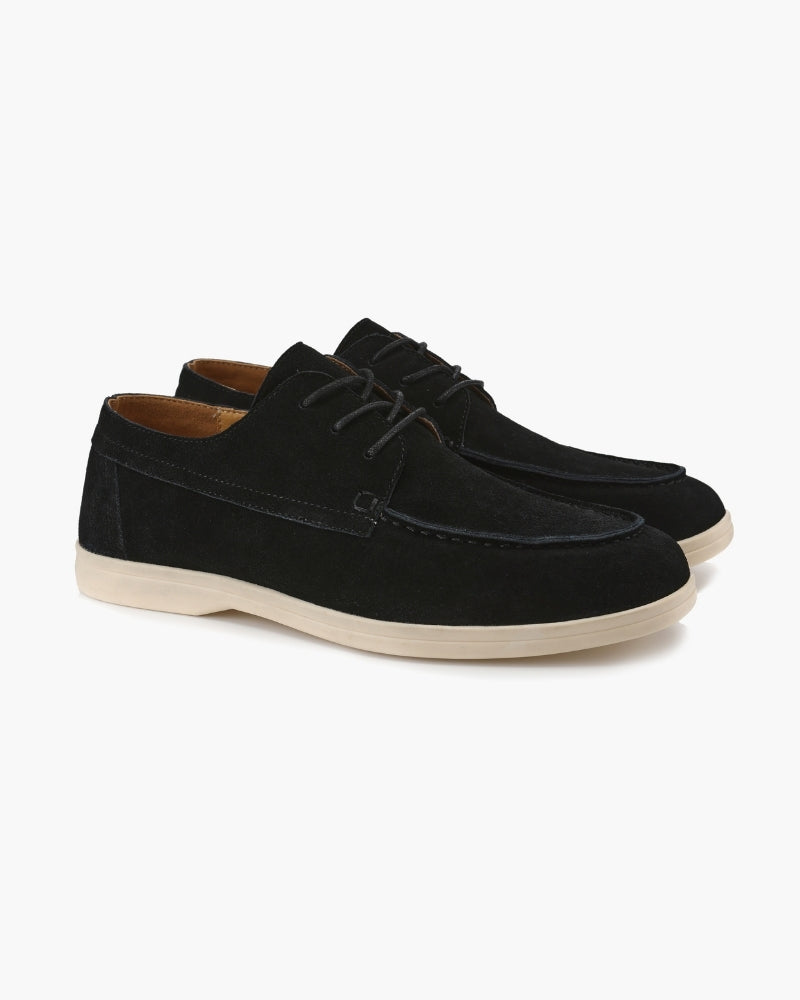 VELMAR | Herren Wildleder Schnürschuhe Klassische Passform Smart Casual