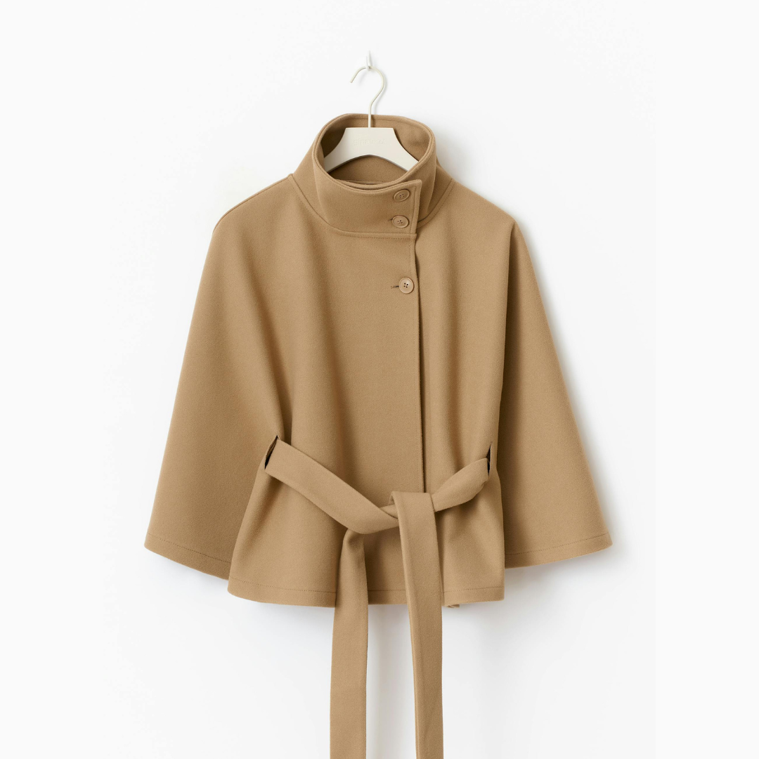 VELMAR | Damen Wollmantel elegant mit Gürtel aus Wollmischung kaufen