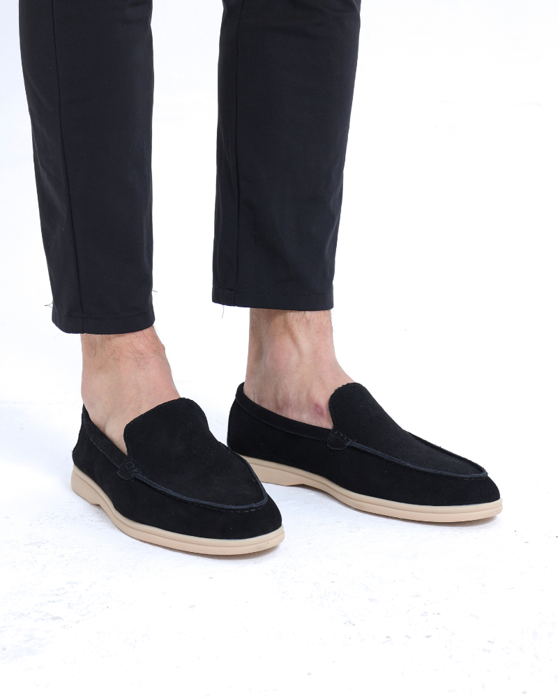 VELMAR | Herren Wildleder Loafer Klassische Passform Eleganter Alltag