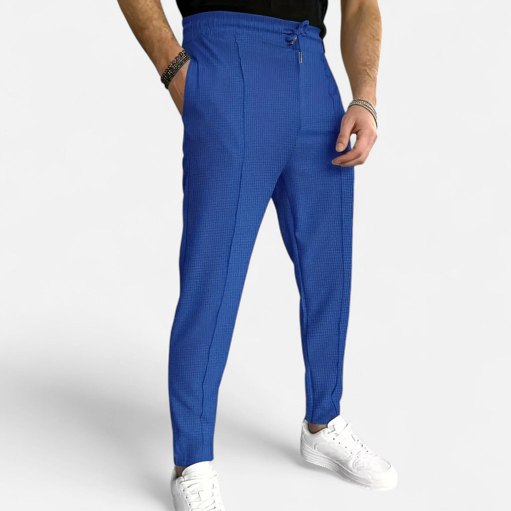 VELMAR | Herren Strickhose – Edles Waffelstrick-Design mit modernem Komfort
