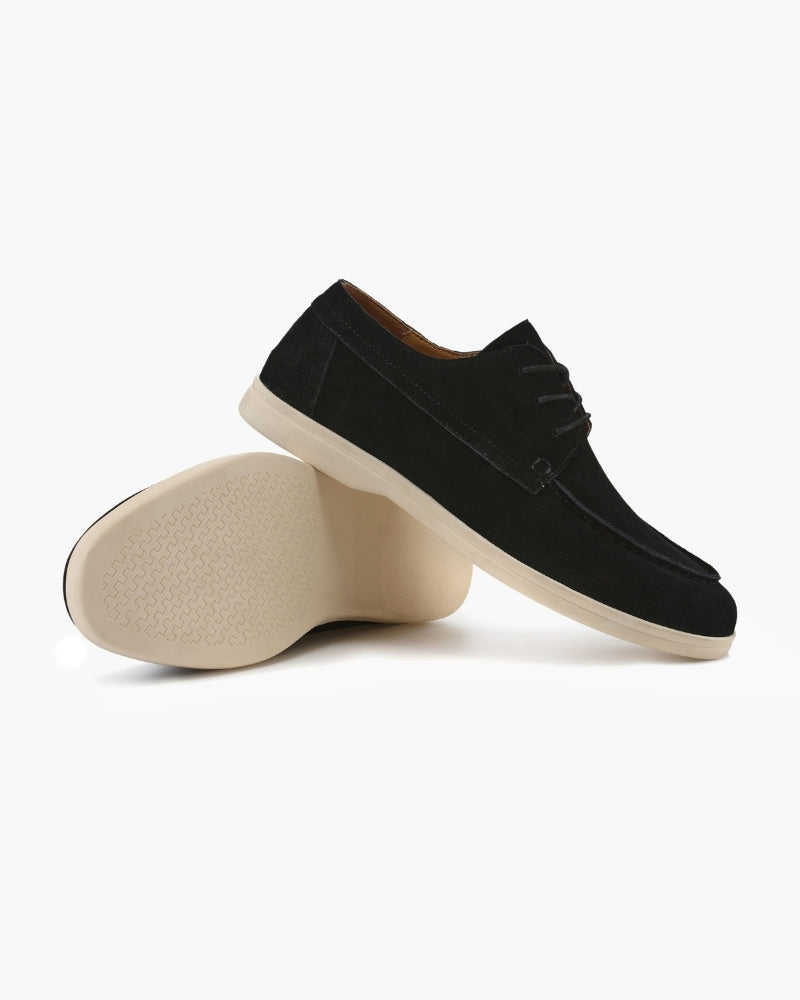 VELMAR | Herren Wildleder Schnürschuhe Klassische Passform Smart Casual
