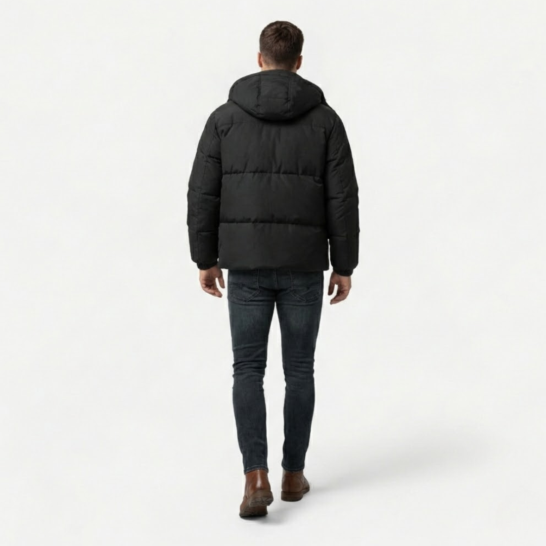 VELMAR | Herren Steppjacke mit Kapuze – Klassische Winterjacke mit winddichter Eleganz