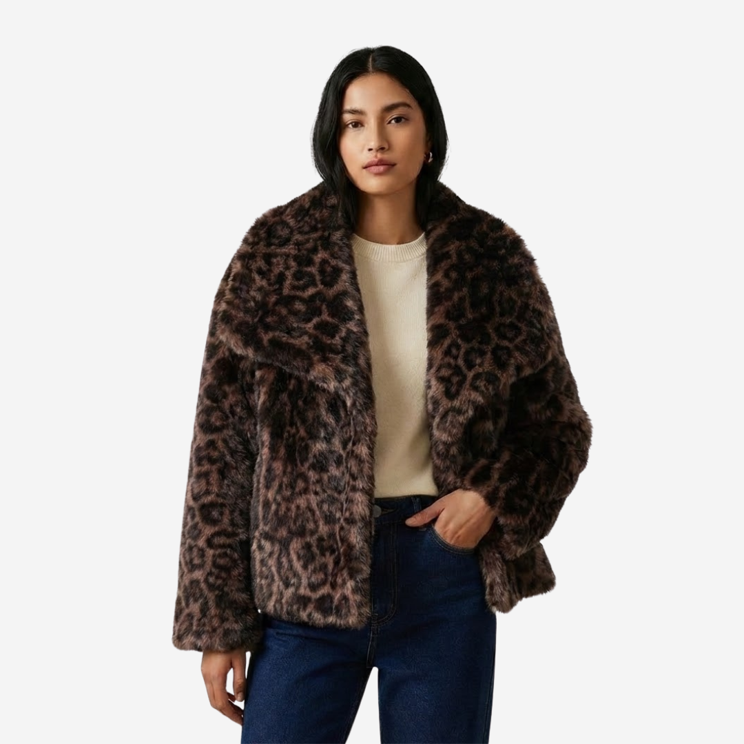 VELMAR | Damen Kunstfell Mantel Luxus Warm Komfortabel Wintermode