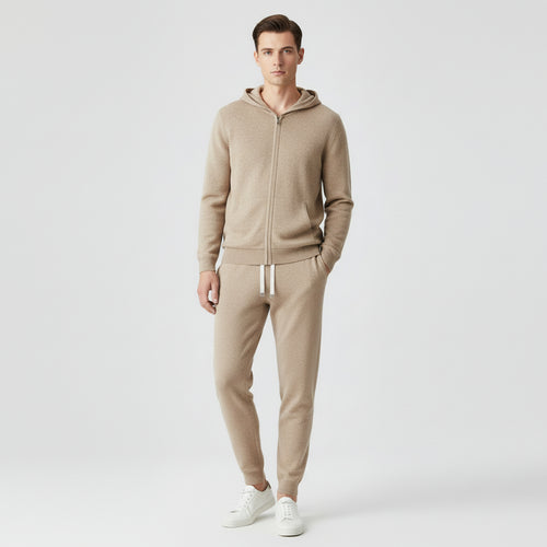 VELMAR | 100% Merinowolle Tracksuit – Luxuriöser Komfort für jeden Tag