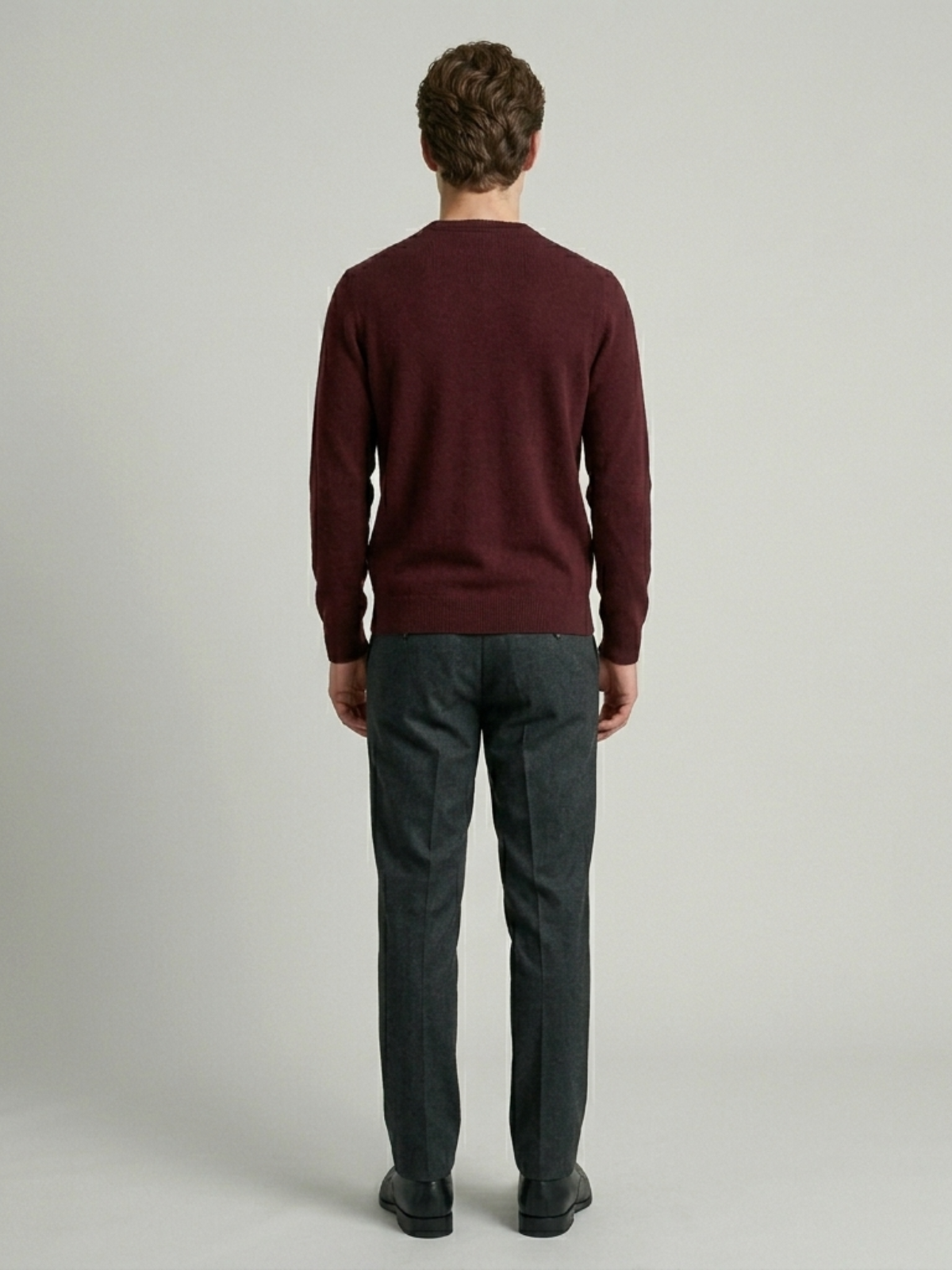 VELMAR | Herren Merino Pullover – Klassischer Rundhalsausschnitt in zeitloser Eleganz