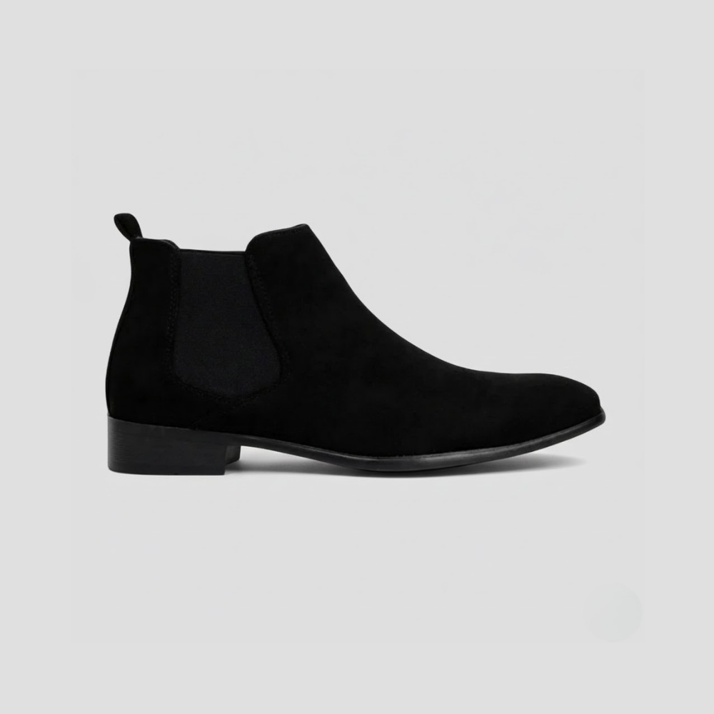 VELMAR | Herren Wildleder Chelsea Boots – Quadratische Eleganz im klassischen Stil